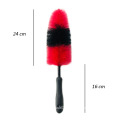 Car automobile wheel boss hub brush